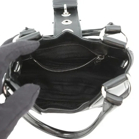 Prada Handbag Re-Nylon Re Edition Moon Nylon Leather 2-Way - Picture 6 of 10